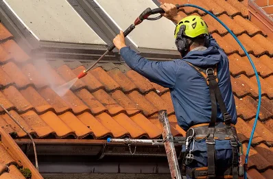 Démoussage et hydrofuge de toiture à Saffais